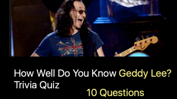 How Well Do You Know Geddy Lee Trivia Quiz