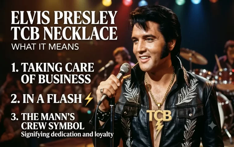 Elvis Presley TCB Necklace