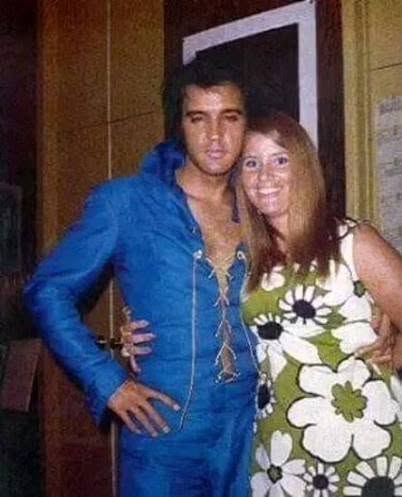 Judy Cherry who was lucky enough to meet Elvis Presley several times. 