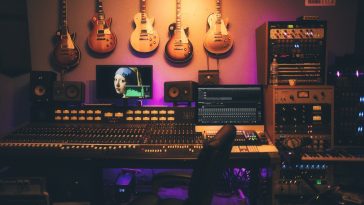 Professional sound recording console and studio mixing board representing Elvis Presley Sunset Boulevard recording sessions