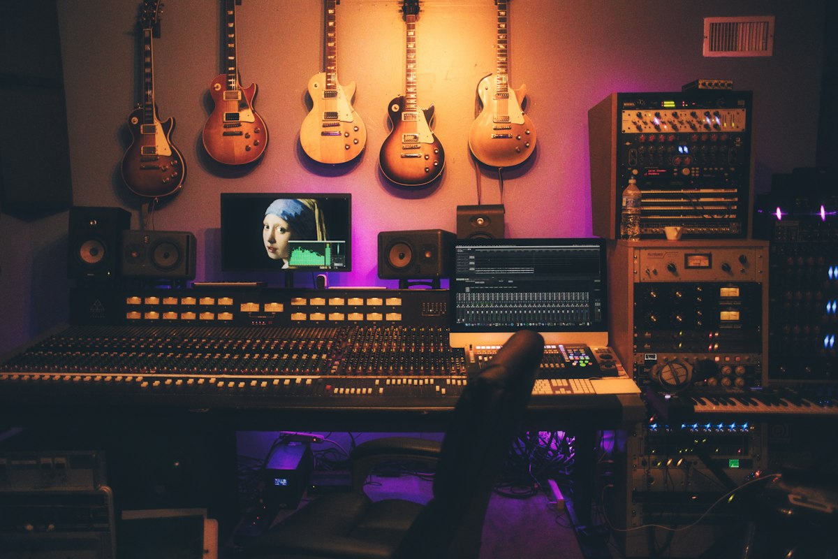 Studio recording console representing Elvis Presley Sunset Boulevard sessions